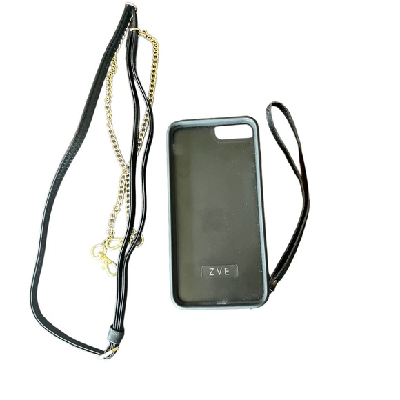 ZVE iPhone 8 Plus or iphone 7 Plus Black Leather Wallet Cas… - Picture 1 of 6